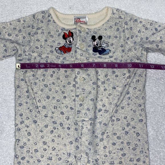 Vintage Disney store Mickey Minnie floral romper jump suit 6m - Picture 4 of 6